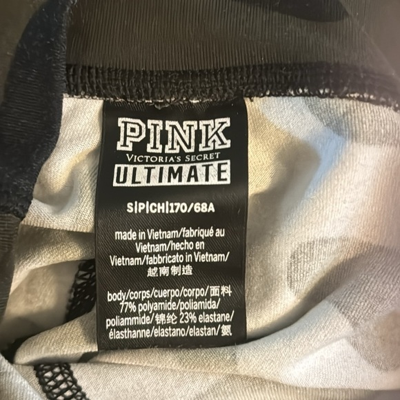 Victoria's Secret PINK Camouflage Ultimate Leggings Full Length Sz Small - Picture 5 of 5